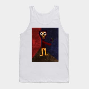 funny scary face art Tank Top